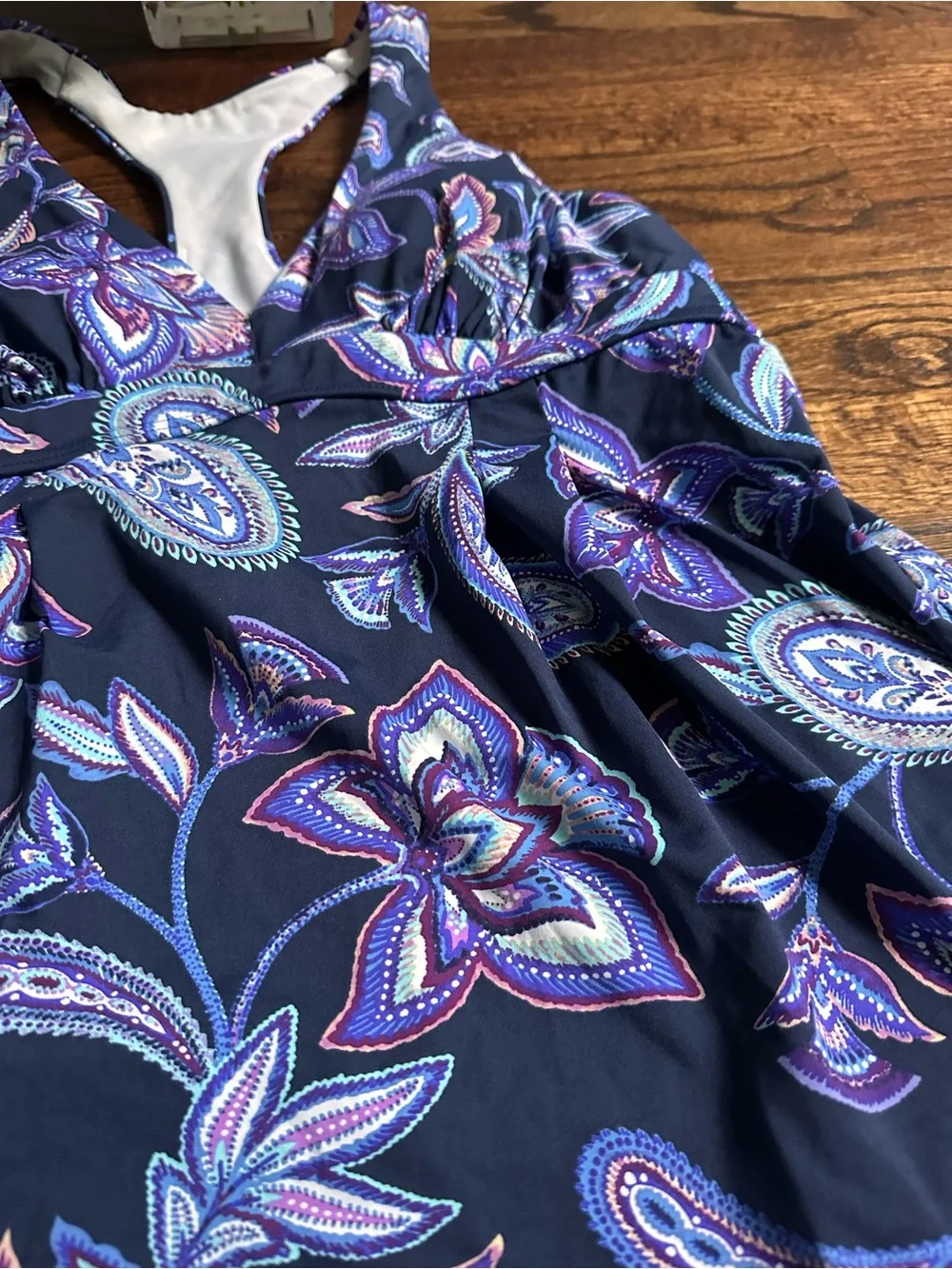 Lands End racerback tankini top, size 4
